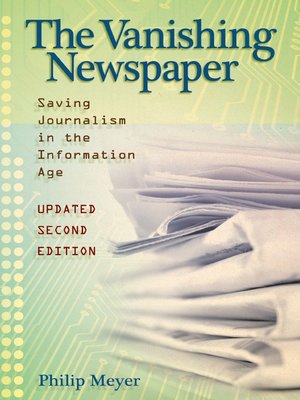 cover image of The Vanishing Newspaper